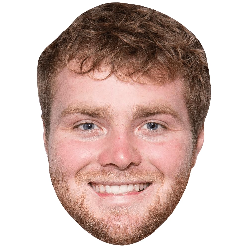 Alex Warren (Smile) Celebrity Mask, Flat Card Face, Fancy Dress Mask