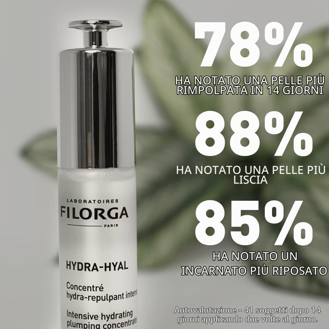 Filorga Hydra Hyal Intensive Hydrating Plumping Concentrato Idratante Viso, Donna, 30 ml