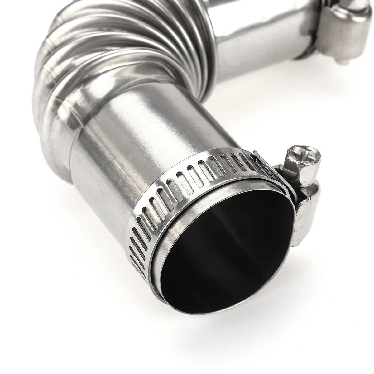 Endrohrblende 24mm Auto Heizung Auspuffrohr Rohr Ellenbogen Stecker LKW Van Boot Luft Diesel Standheizung Auspuff Blende(2St)