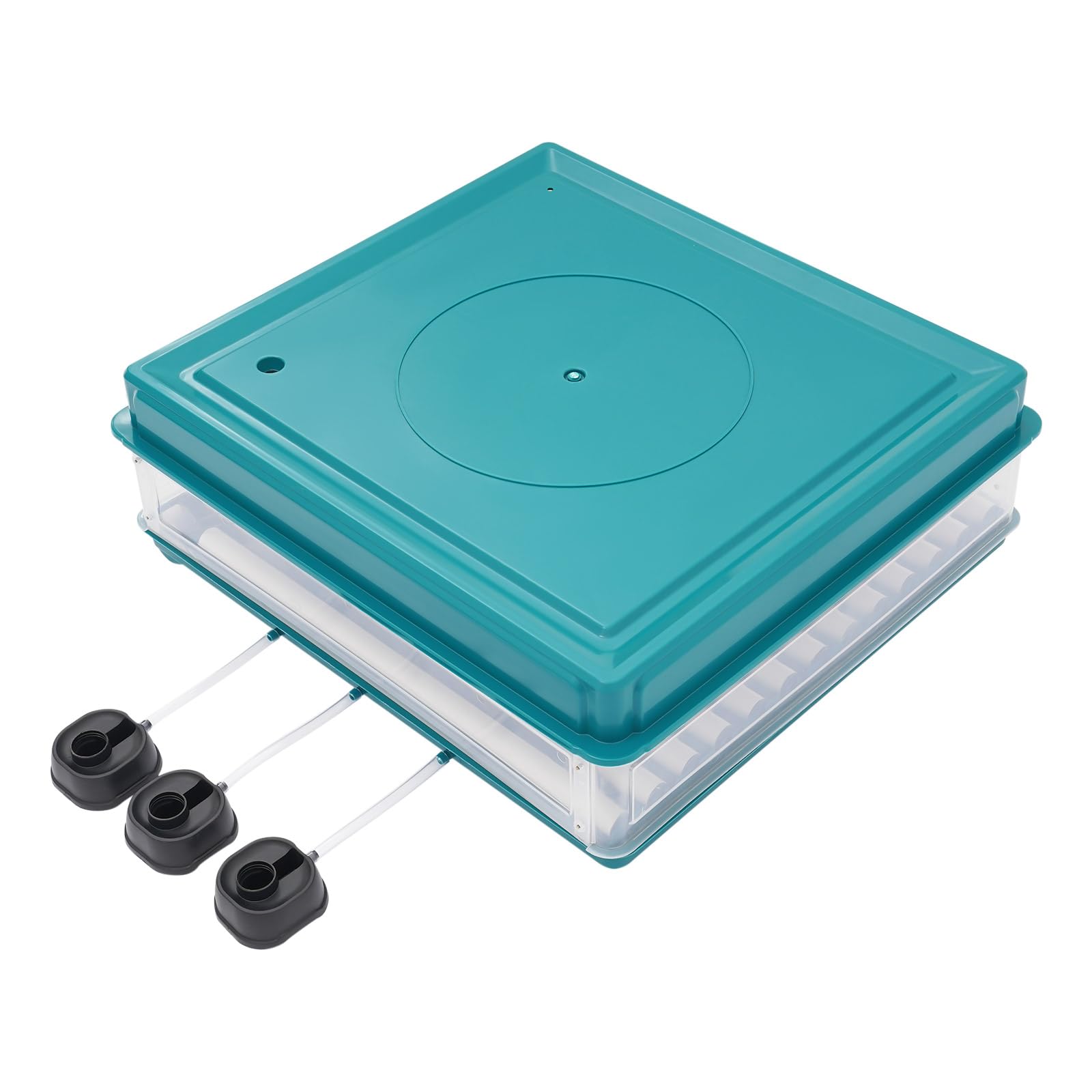 Incubadora totalmente automática para 130 huevos, giro automático y control de temperatura, incubadora de huevos para pollos, patos, codornices, incubadora de pollos ideal para el hogar y