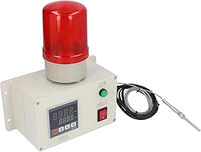 Acouto Alarme de Capteur de Température, Son Clignotant, Contrôleur d'avertissement de Thermostat AC BEM1101J7ASCT, Sonde de Contrôle Arrière Alarme de Température, Capteur de Thermostat,