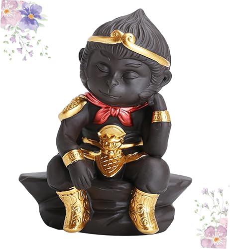Miniatura 9 de Monkey Tea Pet Craft Monkey Craft Monkey Ornaments Monkey Ornamento de escritorio