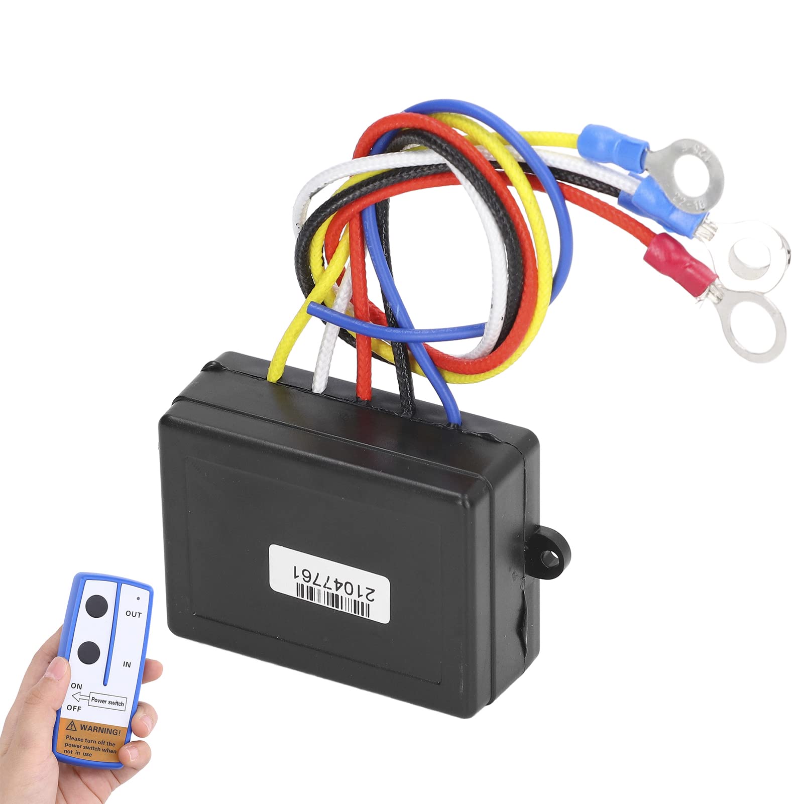 Interruttore del Sistema di Controllo Remoto Wireless Per Verricello Elettrico 120W 12‑24V Sostituzione Per Jeep Truck ATV SUV