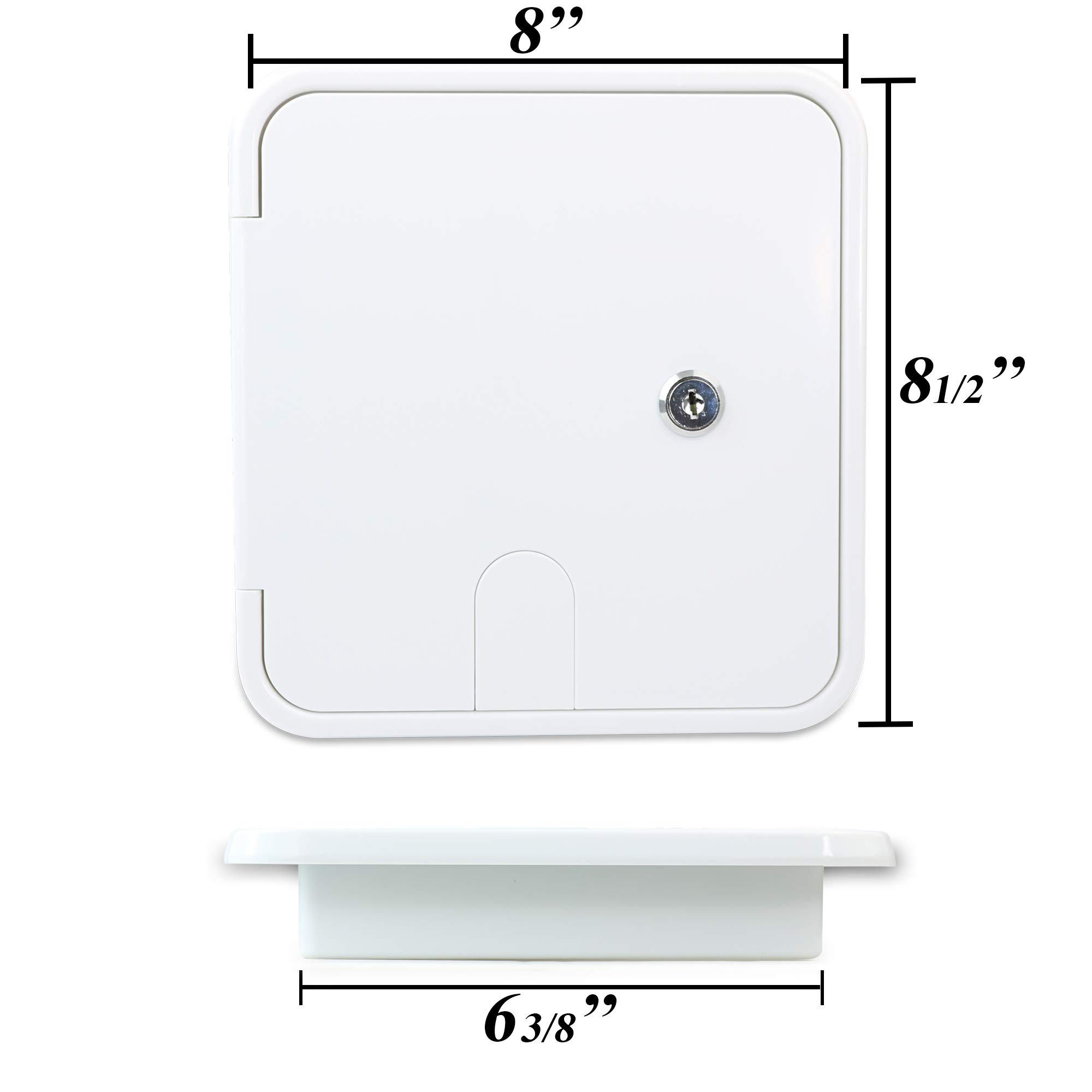 Metal Rv Access Hatch Rv Hatch Aazon.co: RV Access Door, RV Electrical Cord Trailer Power ...