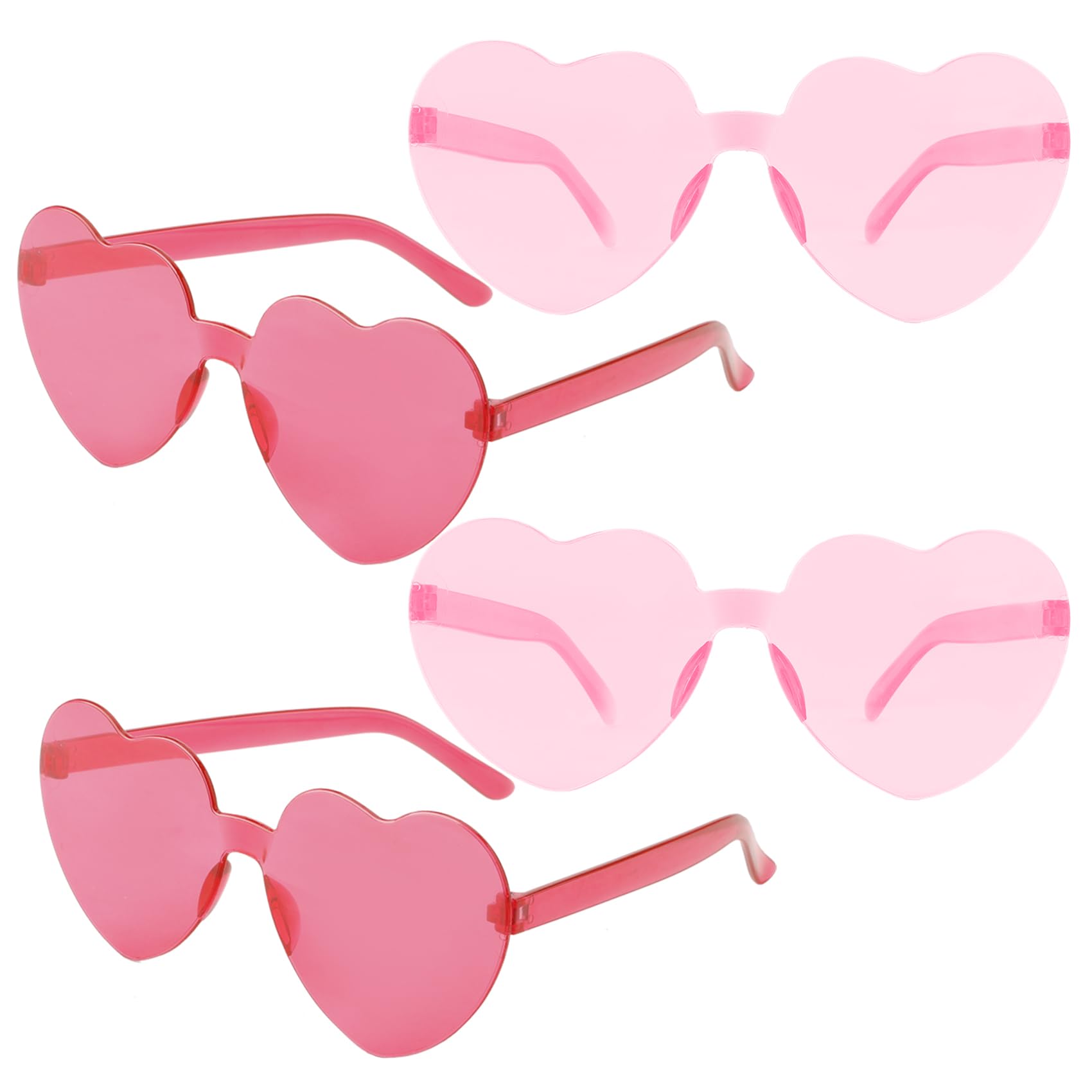 Pink Heart Sunglasses Heart Shaped Sunglasses Heart Glasses Pink Sunglasses for Women Bachelorette Sunglasses Party Glasse