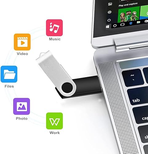 Miniatura 8 de Unidad flash de 64 GB, paquete de 10 unidades flash USB de 64 gb UBIOER Thumb Drive Memory Stick Pen Drives Jump Drive para almacenamiento de datos,