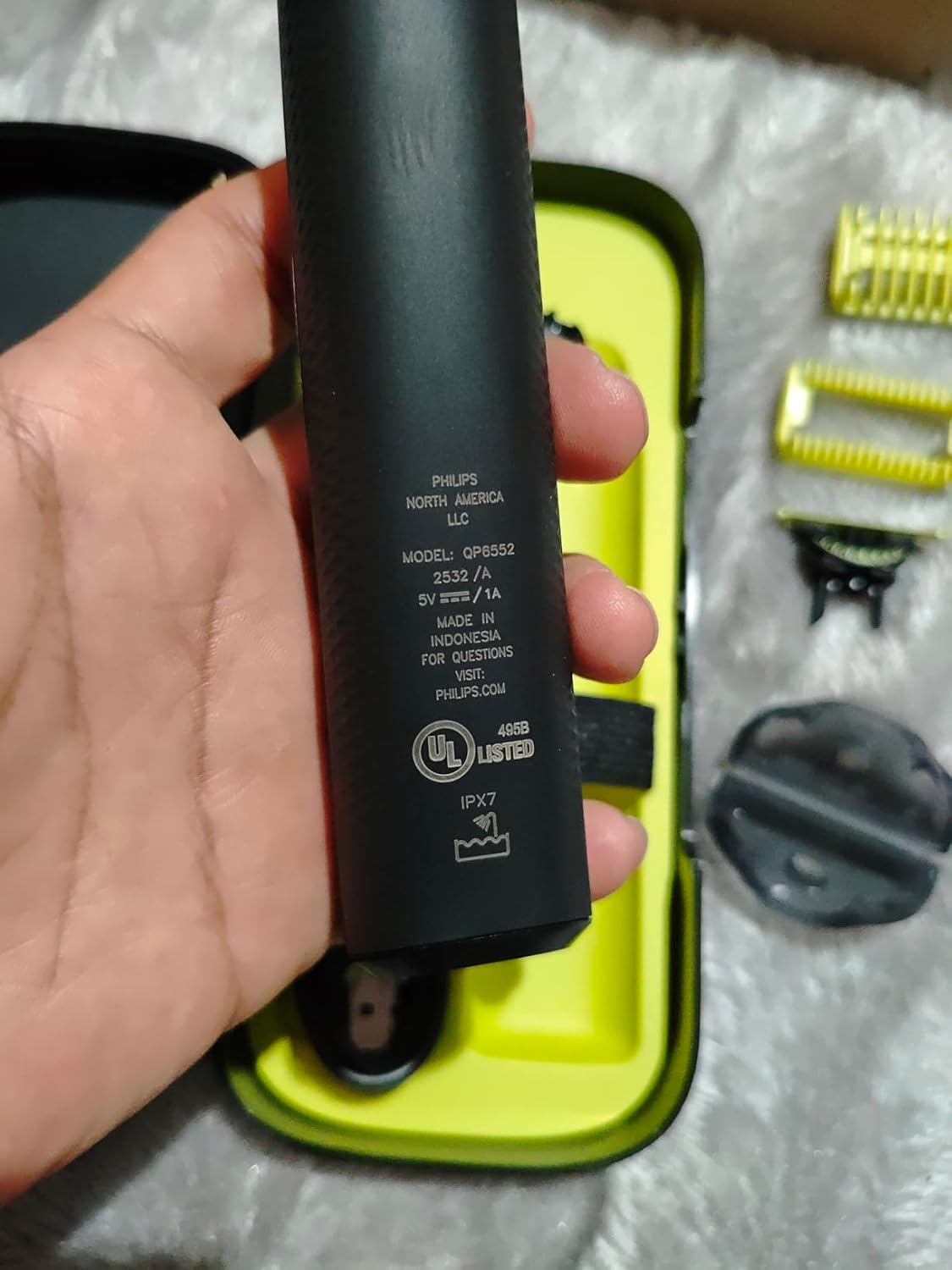 Norelco Philips Norelco OneBlade 360 Pro Face + Body, Hybrid Electric Beard Trimmer, Shaver and Bodygroomer, with 360 Blade Technology, Model QP6552/90
