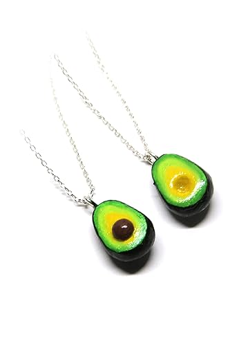 Avocado Necklace Set Gift for Couples | Avocado Jewelry Best Friend Gift