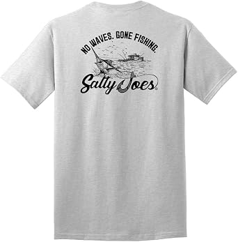 SALTY JOES Mens Graphic Logo Heavyweight Cotton T-Shirts in Regular, Big and Tall