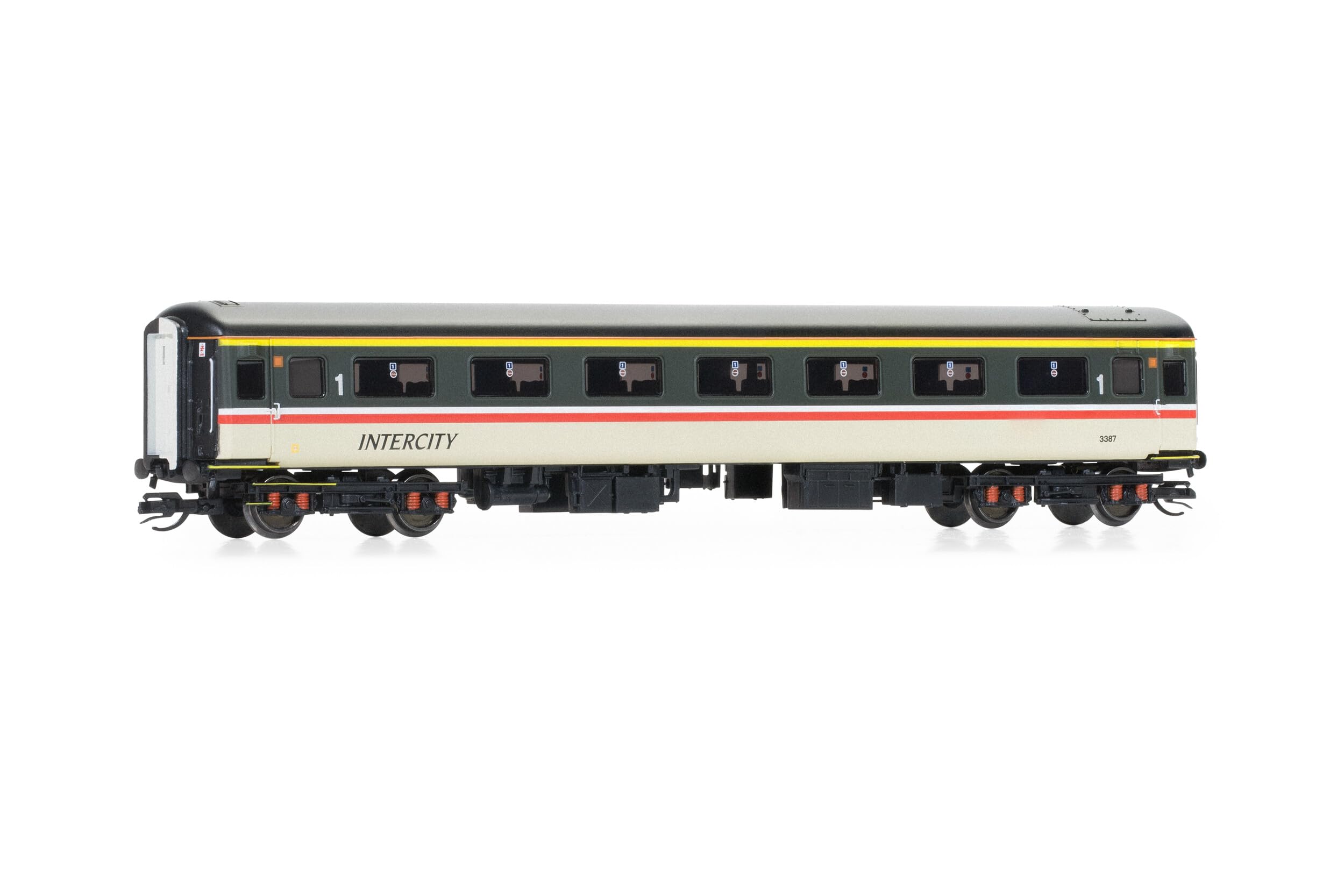 Hornby TT:120 TT4021 BR Intercity, Mk2F First Open, M3345 - Era 8 Railway - Rolling Stock Coaches & Coach Packs, Blue