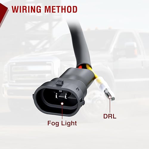 Miniatura 67 de Nilight Conjunto de luz antiniebla compatible con Ford Mustang Focus Explorer Ranger Nissan Frontier Lincoln Navigator Honda Accord Pilot 2005 2006