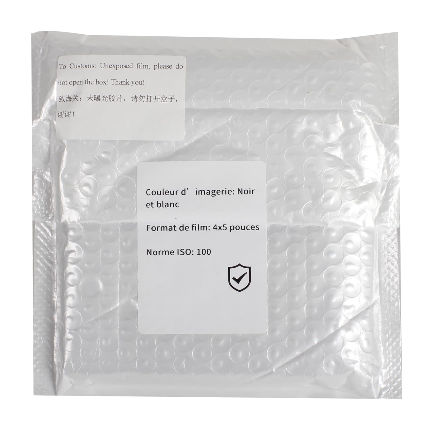 35mm Film Black And White Box Of 25 Shanghai GP3 Film 4x5 Black