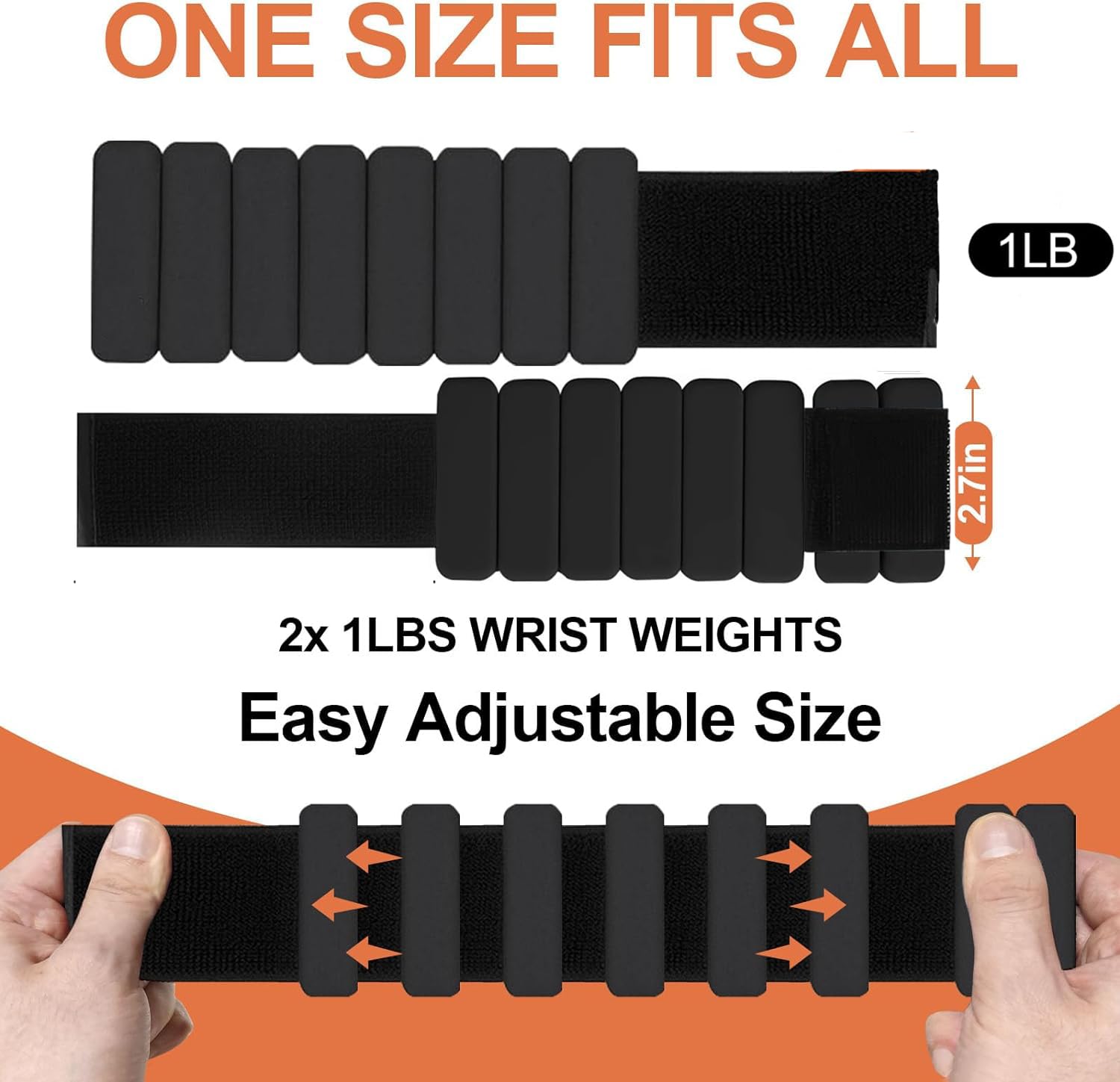 Pesi Per Caviglia E Polso Cozlow - Set Da 2 Da 0,45 Kg | Per Allenamento, Yoga E Danza