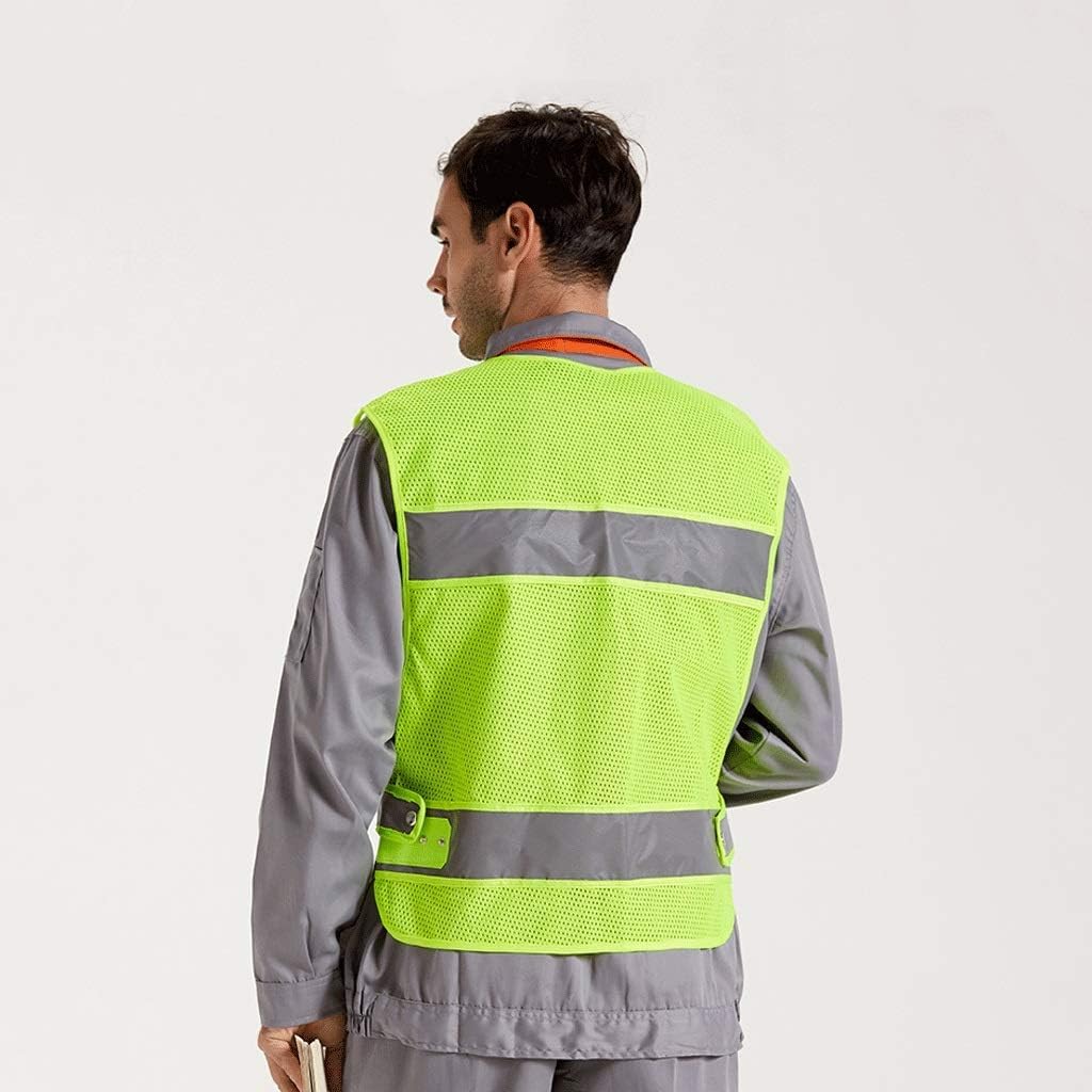 hi vis chaleco reflectante de alta visibilidad, Chaleco de seguridad reflectante for ciclismo y jogging nocturno