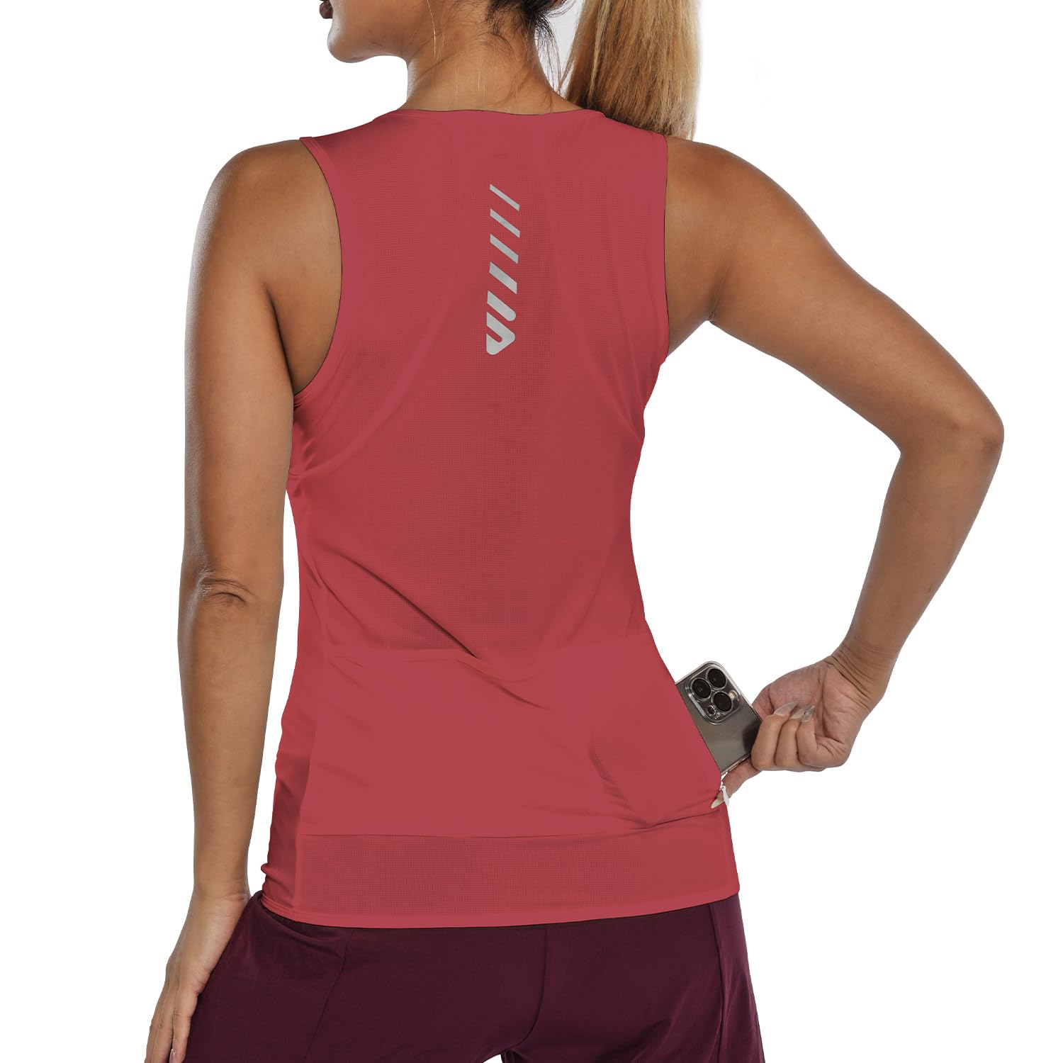 Lo.gas Fahrradtrikot Damen äRmellos,Radtrikot Atmungsaktiv Rennrad Trikot Fahrradshirt Mountainbike Frauen Sport Shirts FüR Damen Tank Top 1-2 Pack Tanktop