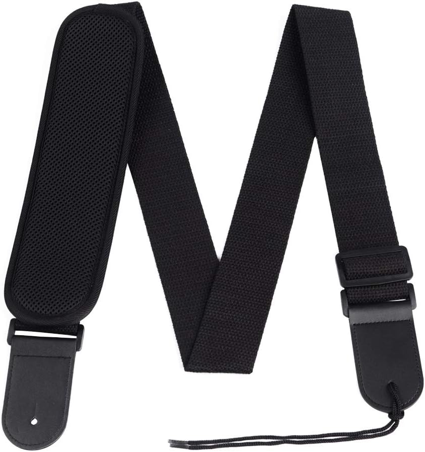 Tra Colla Ortega Per Chitarra In Nylon - Nera Con Gancetti, Adatta Per Strumenti Senza Perni Di Fissaggio - Foto 5