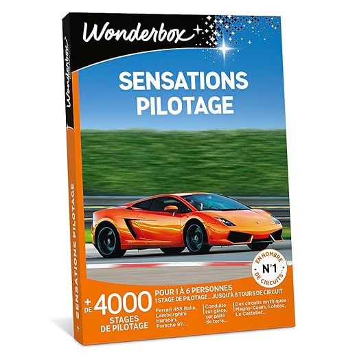 Coffret Cadeau Wonderbox Sensations Pilotage