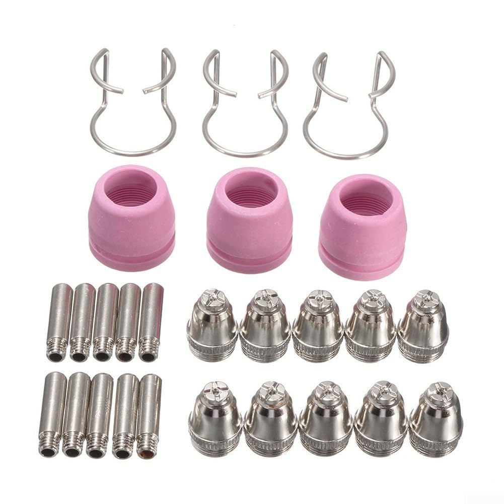 26 Pcs Tips Plasma Cutter Consumable LTP5000D/LTPDC2000/LTPAC2500 Nozzle For Lotos Plasma Cutting Electrode