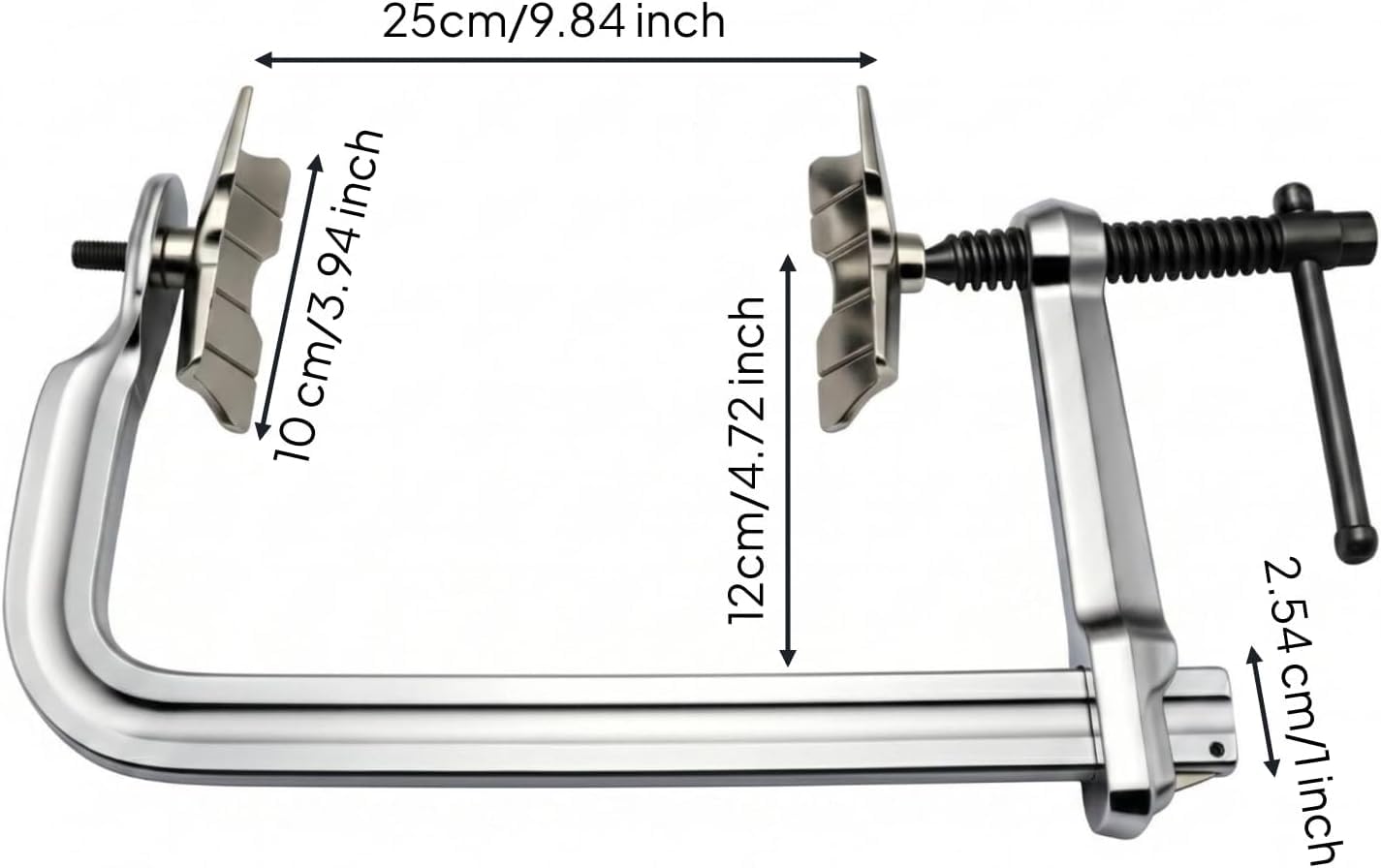 Collier dalignement de tuyaux en acier robuste la construction et latelier, ouverture de 250 mm, diamètre de serrage rond de 240 mm (250mmOpening/240mmRoundClampingDiameter)