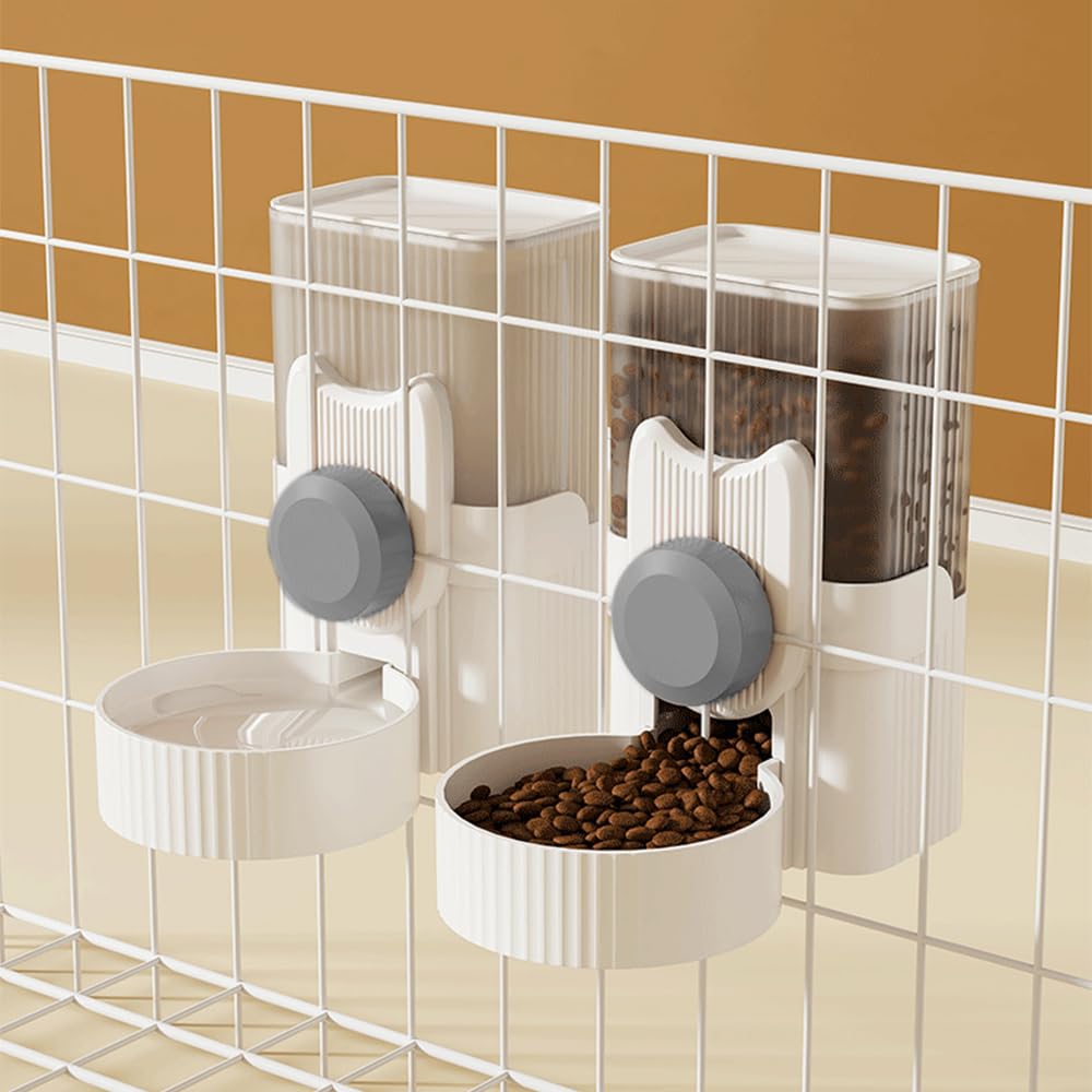 Amazon | 自動給餌器 猫 犬 餌やり器 ハンギングケージタイプ クリップ