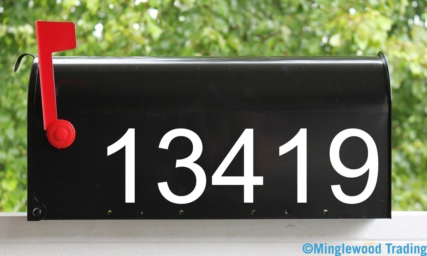 2 Sets of 3" Custom Mailbox Numbers - Home Office Address - Vinyl Die Cut Decals