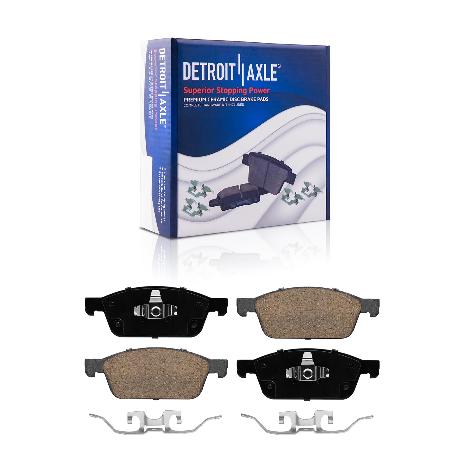 Detroit Axle Front Ceramic Brakes Pads