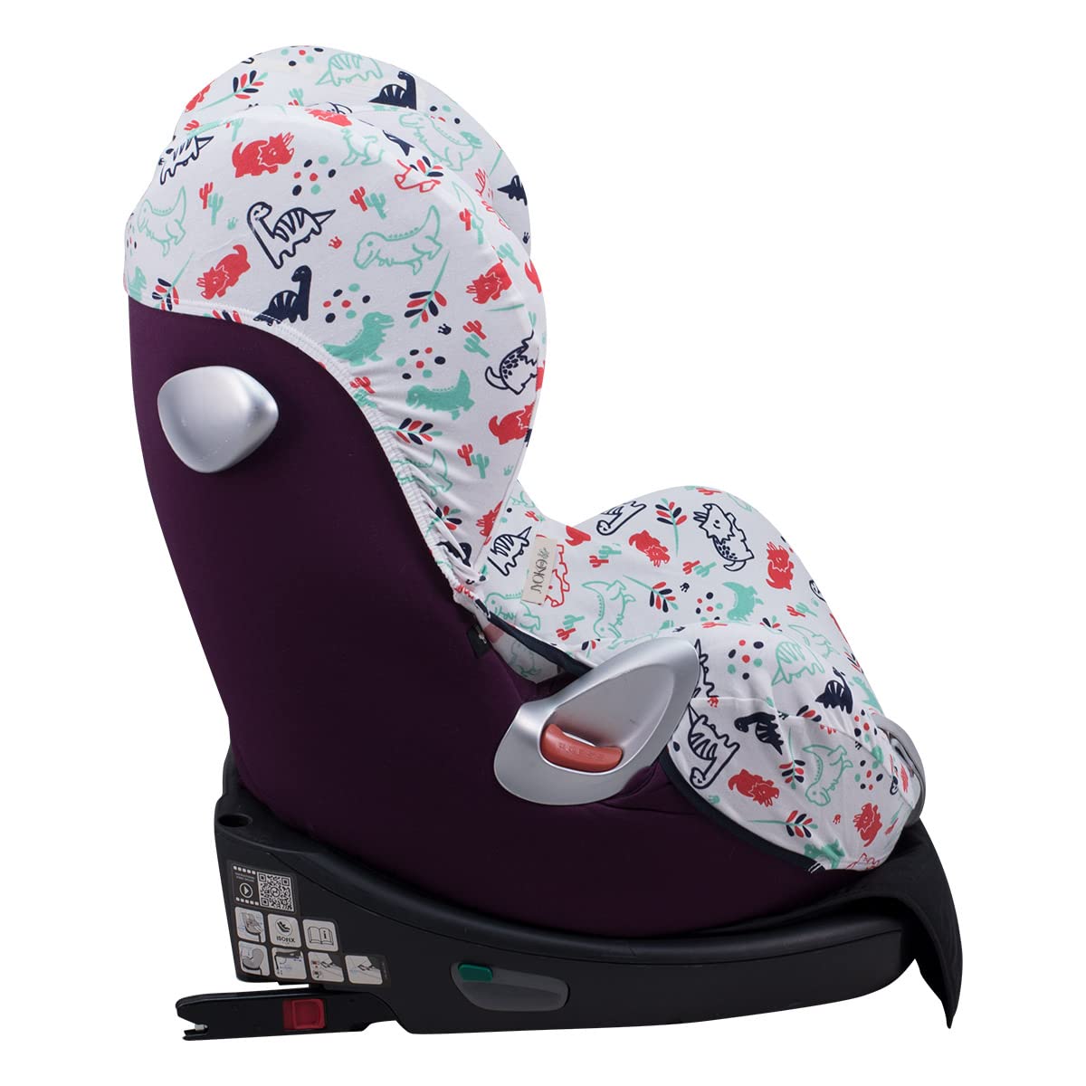 JYOKO KIDS Funda Compatible con Cybex Sirona (SIRONA- Q I-SIZE, DINO PARTY)