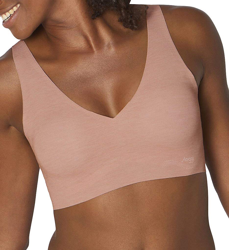 Women's Zero Feel Natural V-Neck Bralette 194059 M Indian Summer