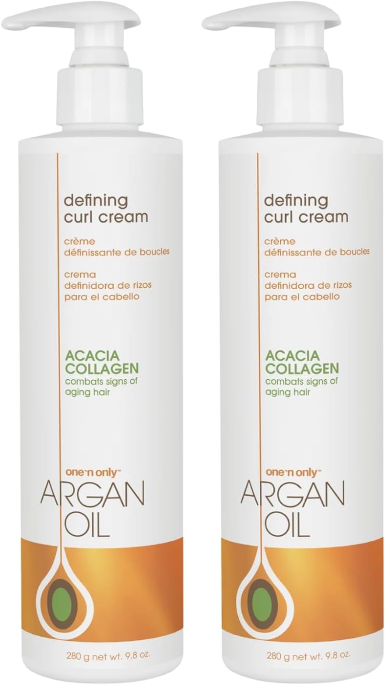 One 'n Only Argan Oil Curl Cream & Leave-In Conditioner, 9.8 oz, 2 Pack