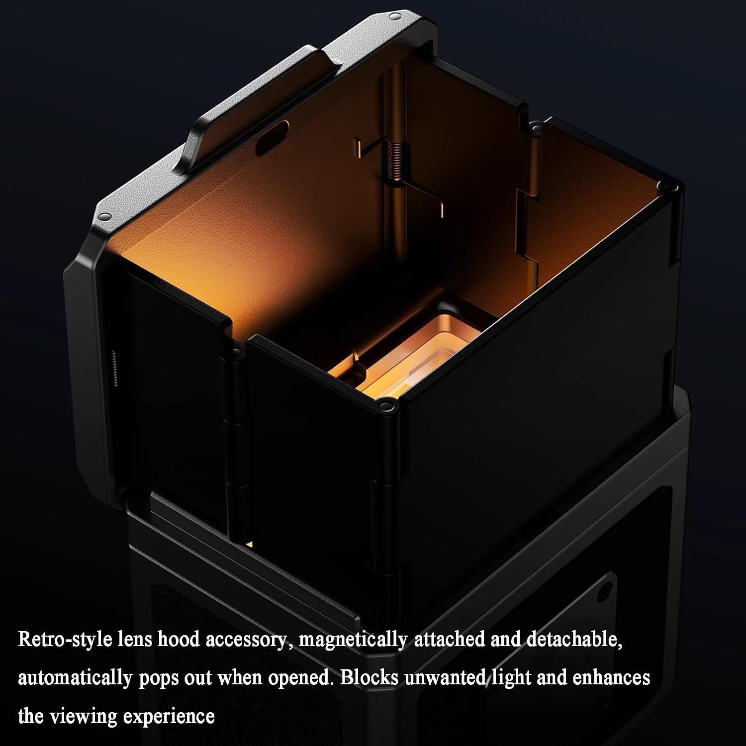 Visor óptico Externo De 28 Mm A La Altura De La Cintura, Visor A La Altura De La Cintura, Encuadre De 35/50mm, Montura Zapata Fría para Cámaras Formato 135, Encuadre Preciso Black
