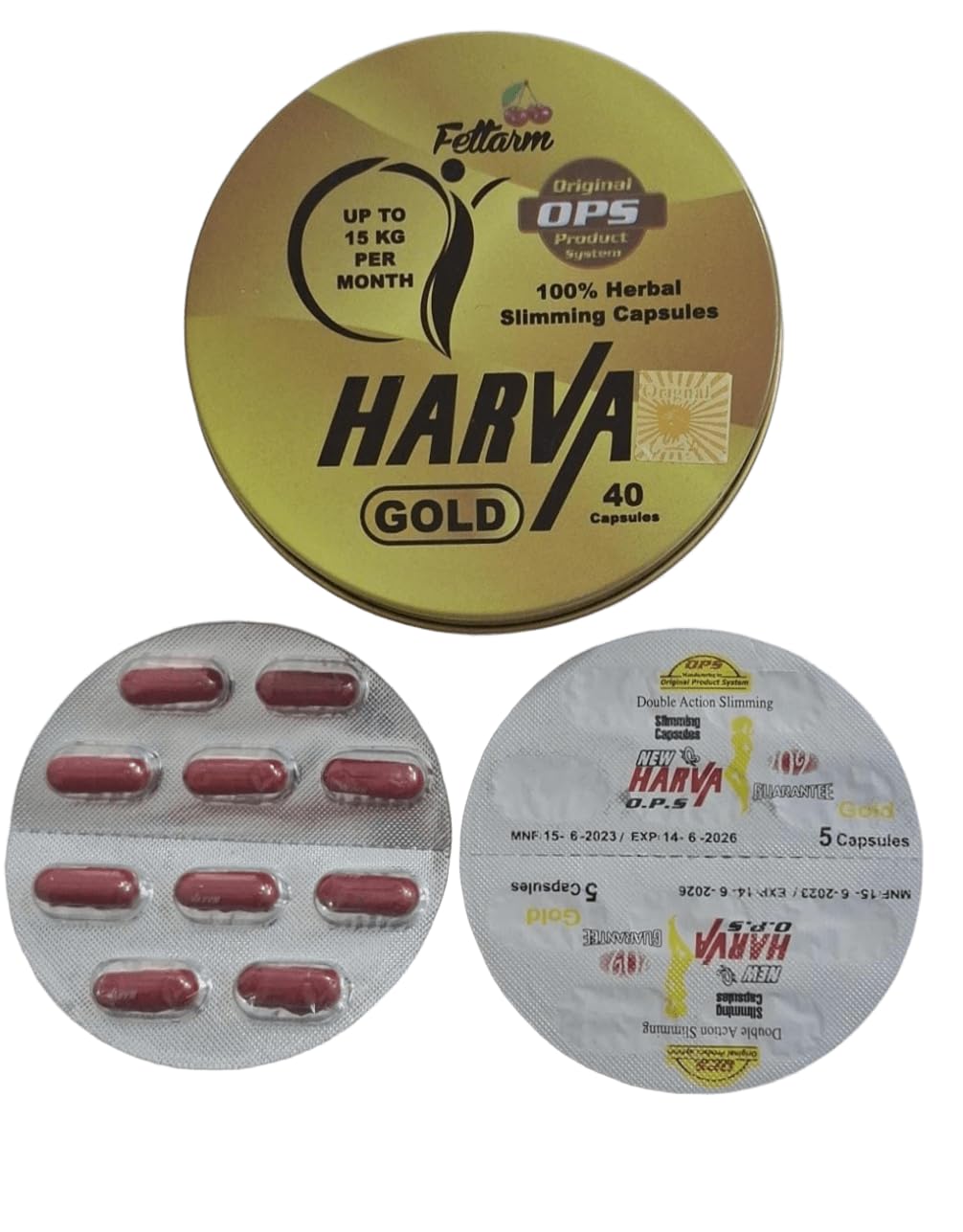 2 Pack Harva Slimming Natural Capsule For Weight Loss And Fat Burning Jul