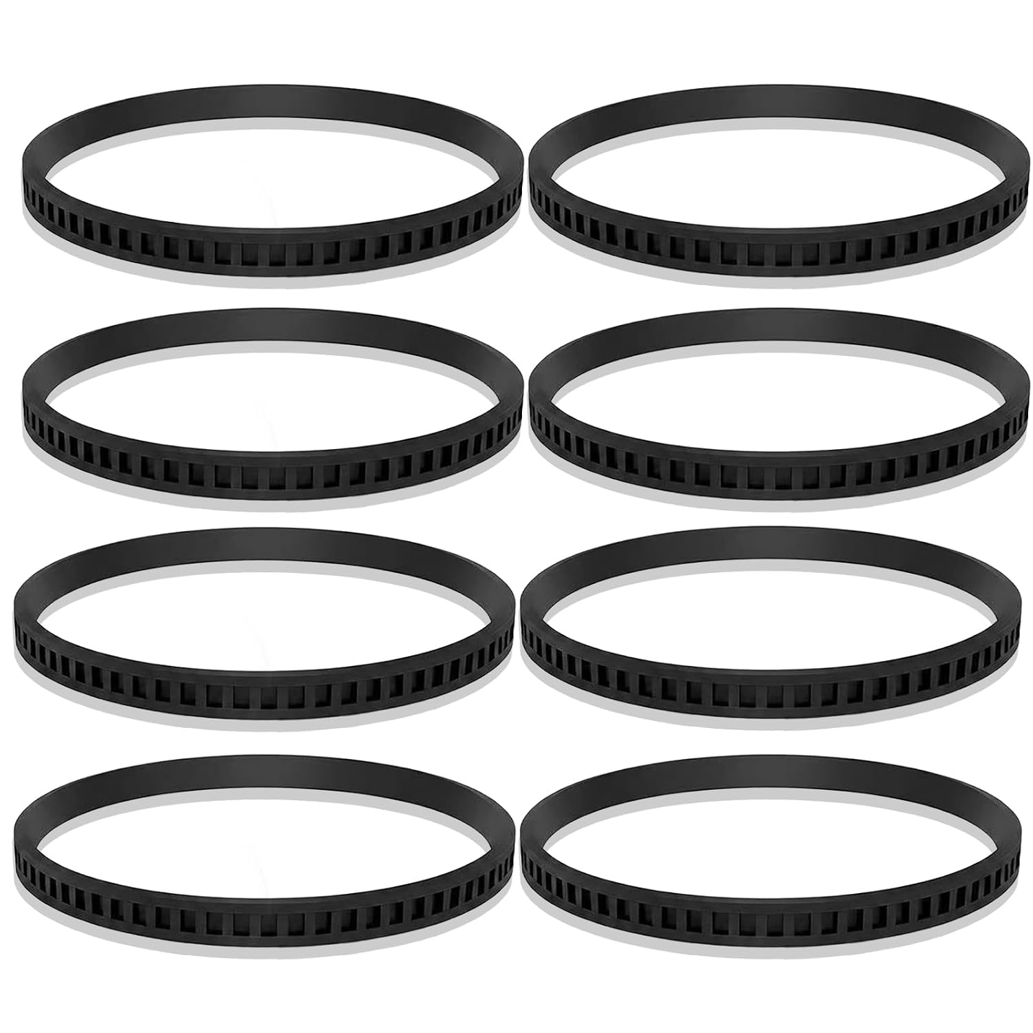 8 Pack 45-69-0010 Replacement Blade Pulley Tires for Deep Cut Band Saw - Compatible with Milwaukee 6230 6232-6 6238-20 2729-20, Portaband AO2807 6225 6238N - Rubber Drive Belt for Band Saw Wheels