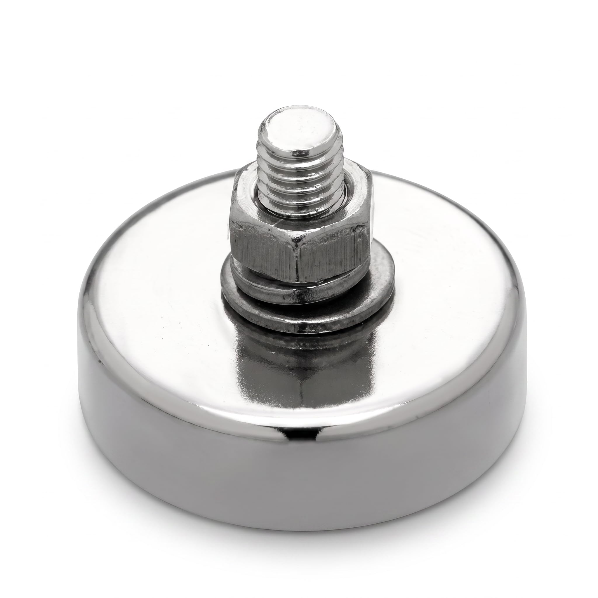 Flutesan 8pc Strong Round Mounting Magnet with Bolt, 1.42"-110lb-M6 Silver — Amazon image 22