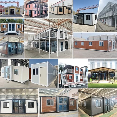 Expandable Container House 2-Story Foldable Prefabricated Home Portable Modern Living Space for Backyard Office, Tiny House, Vacation Cabin & Storehouse - Easy Setup & Customizable - Image 6