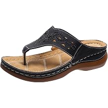 Tatumaie Summer Sandals for Women 2025 Wedge Comfortable Orthopedic Spring Shoes Womens Dressy Casual Walking Flip Flops