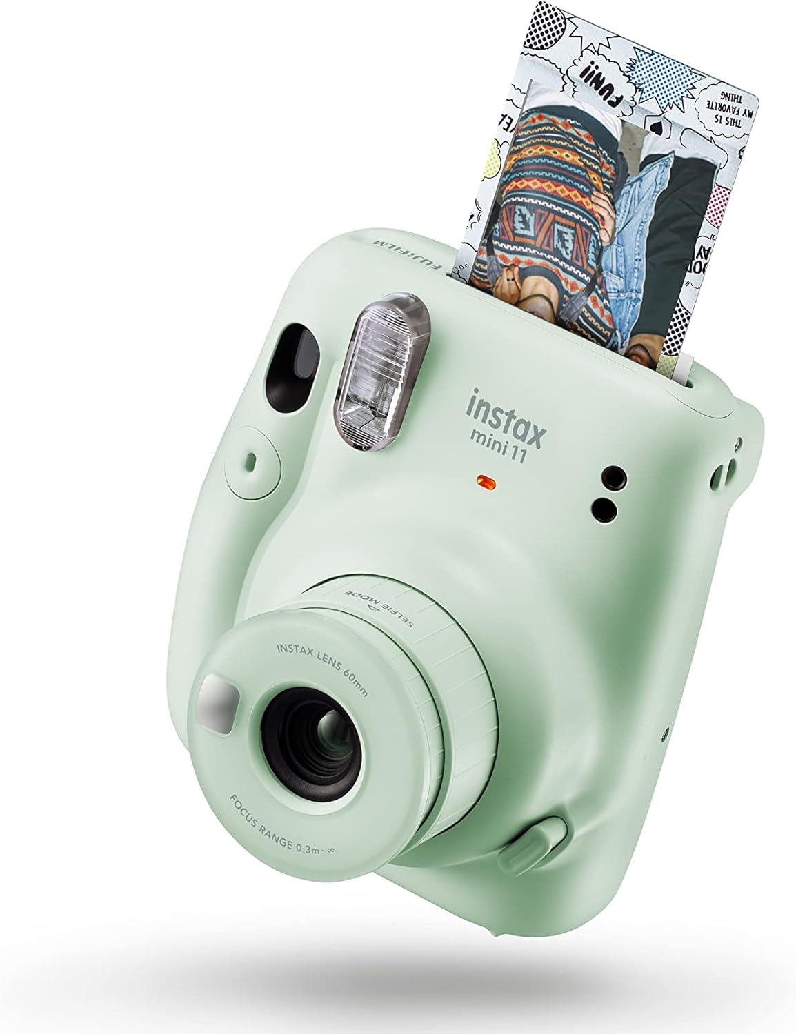 Fujifilm Instax Mini 11 Sofortbildkamera mit 20 Aufnahmen, Pastellgrün