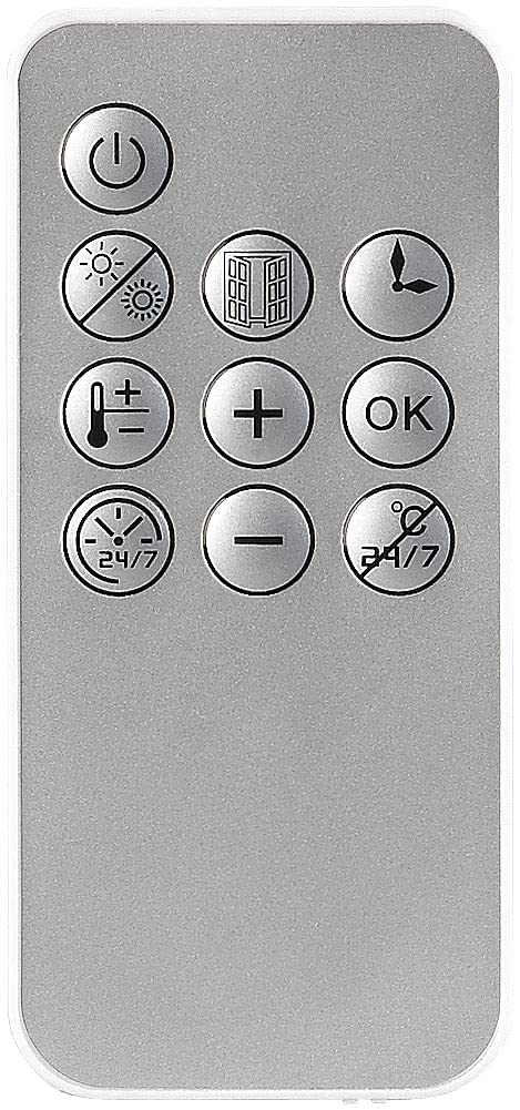 Sichler Haushaltsgeräte Wandheizung 2000 W digitaler Thermostat Timer Heizlüfter