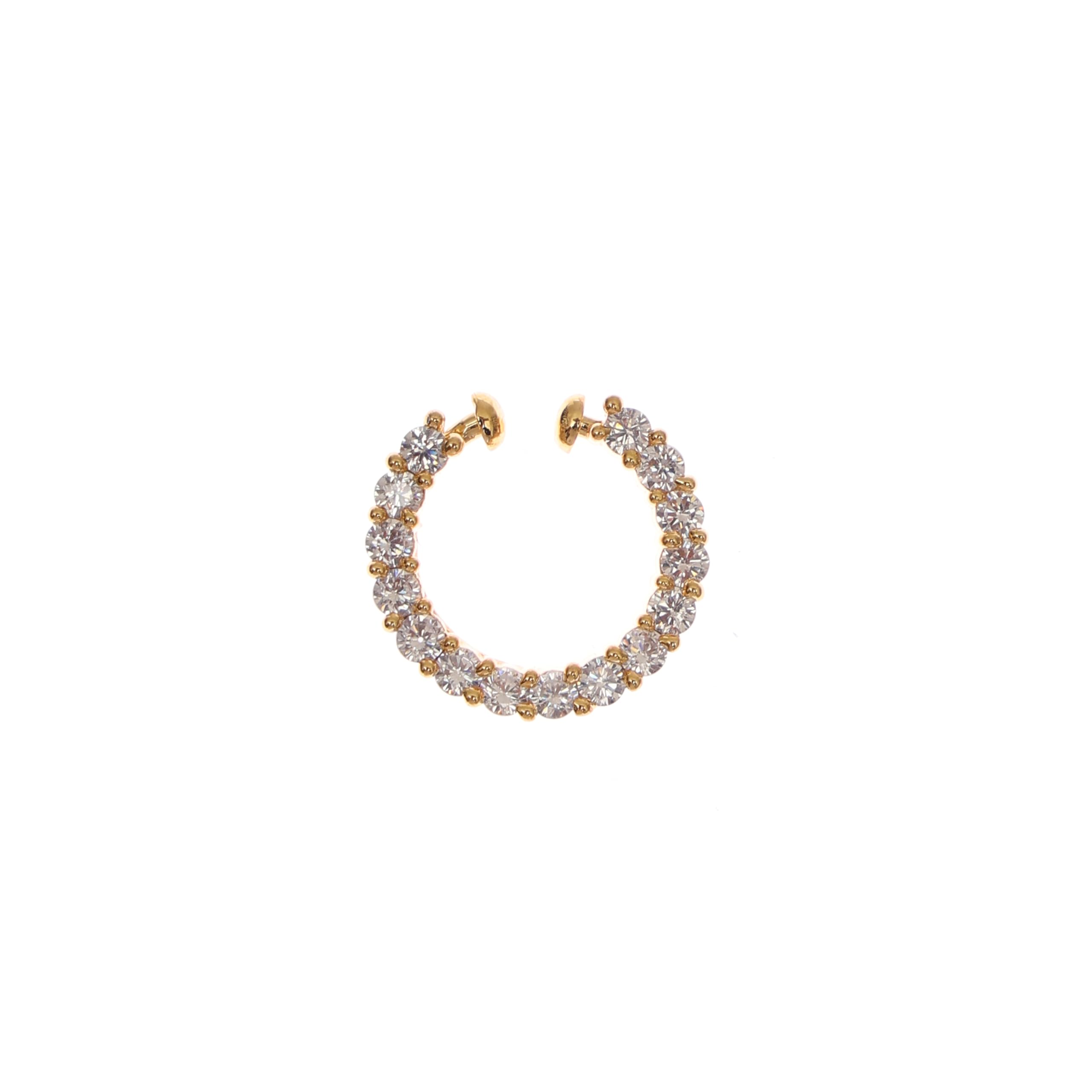 Mali FionnaStylish AD Nose pin for Women & Girls