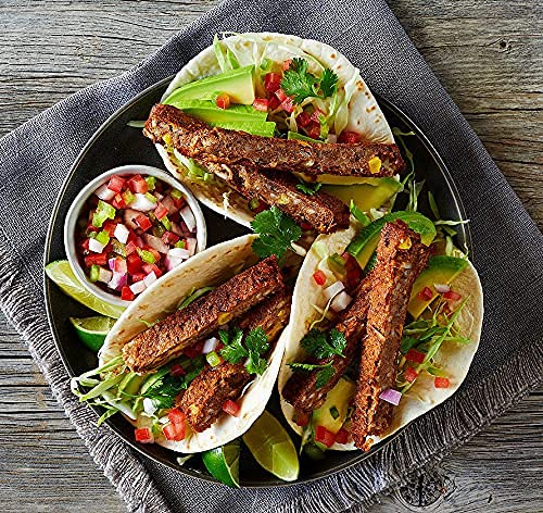 Gourmet Kitchn Don Lee Farms Organic Chipotle Black Bean Burgers (3 Pack, 3 Lb Each) - Vegan Patties, All-Natural Ingredients - Plant-Based - Gluten-Free - Keep Frozen #TOP3