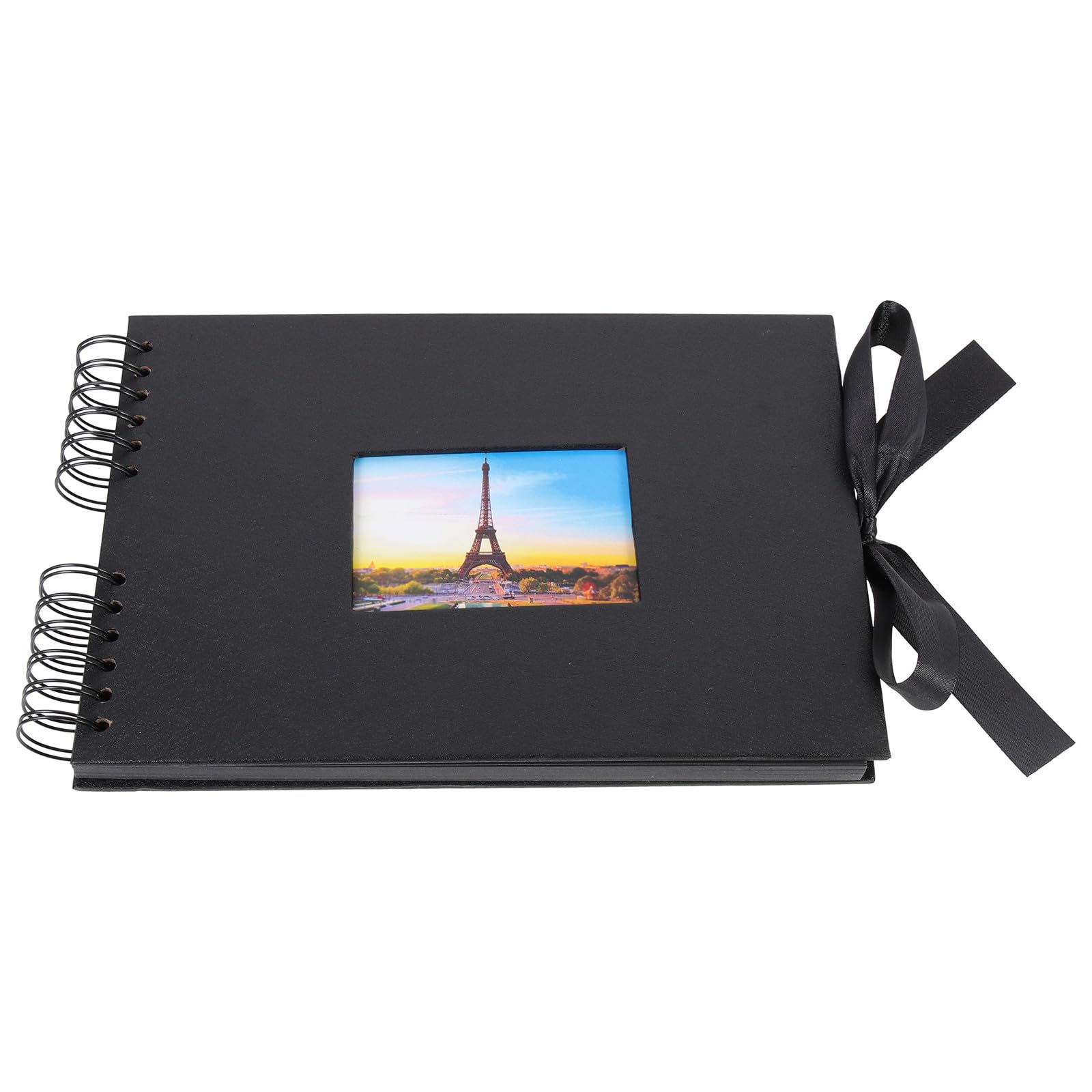 Album photo A4 à spirale avec couverture personnalisable et 40 feuilles de carton