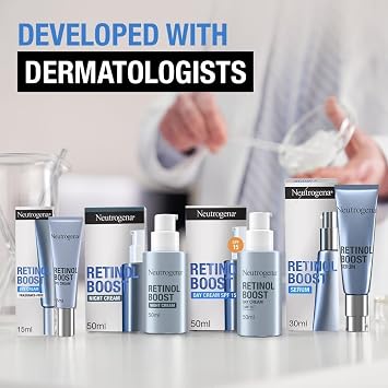 Neutrogena Retinol Boost Eye Cream (1x 15ml), Fragrance-Free Eye Cream for Ageing Skin, Under-Eye Treatment with Retinol for Fresher, Younger-Looking Skin