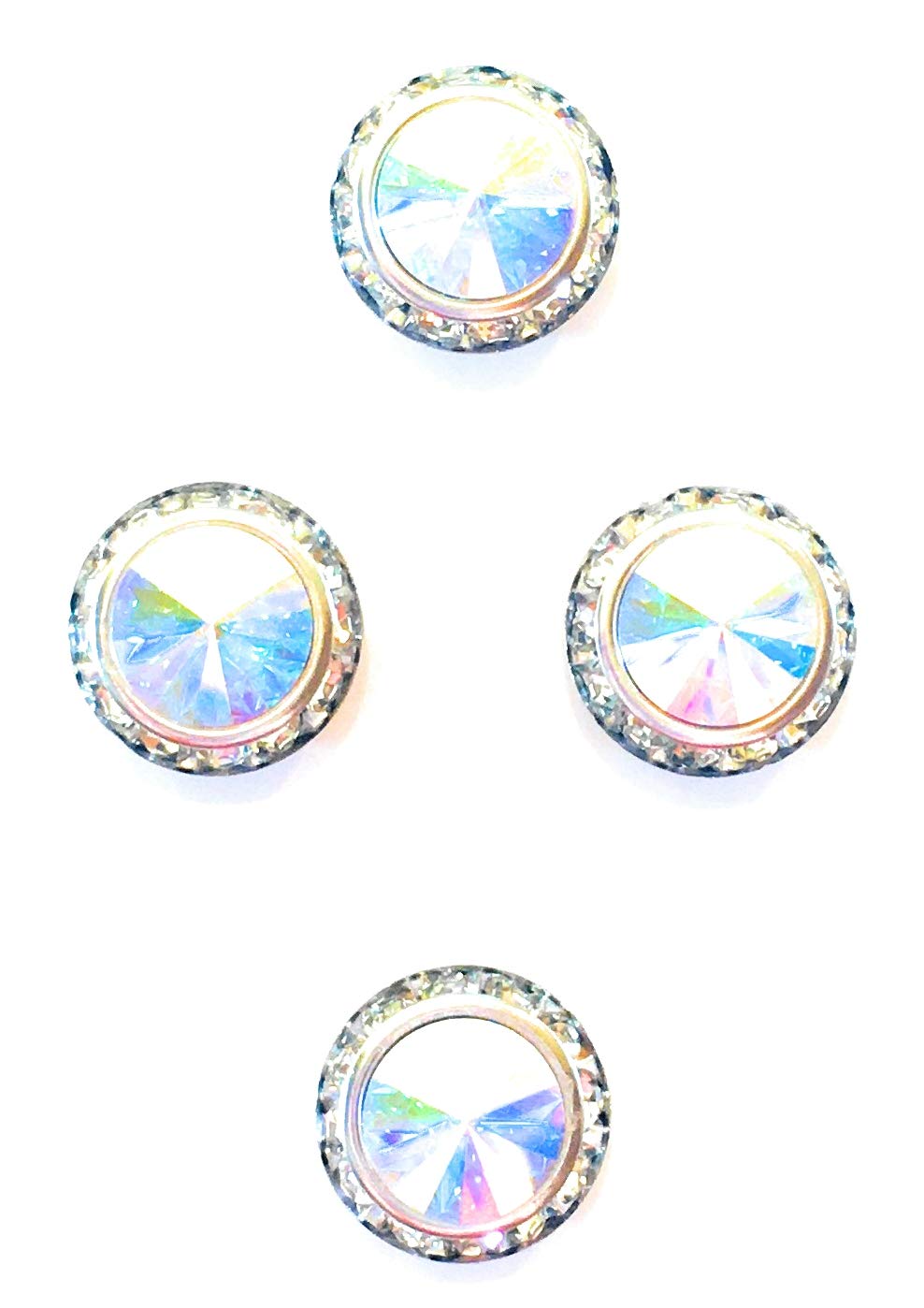 Crystal AB Magnetic Number pins Horse Show Number Magnet Holder Austrian Crystals