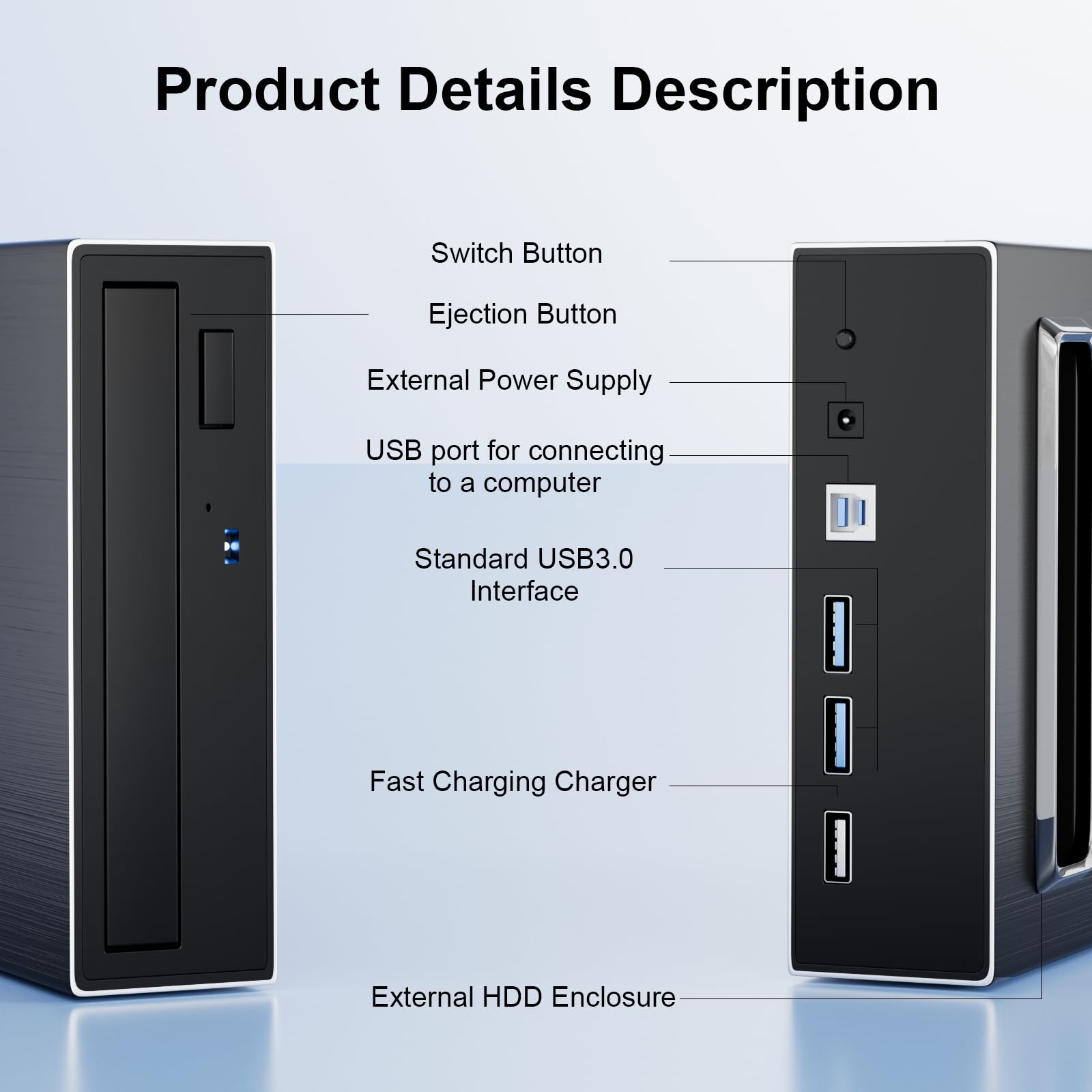 Amazon.co.jp: MthsTec 4 in 1 外付けブルーレイドライブ、16X