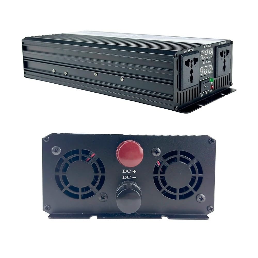 Inversor Inversores Solares Para Coche Con Doble Pantalla Digital Onda Sinusoidal Pura 4000 W 5000 W Potencia CC 12 V 24 V 48 V 60 V 72 V A CA 110 V 220 V Convertidor(48V,120V(60HZ)_5000W)