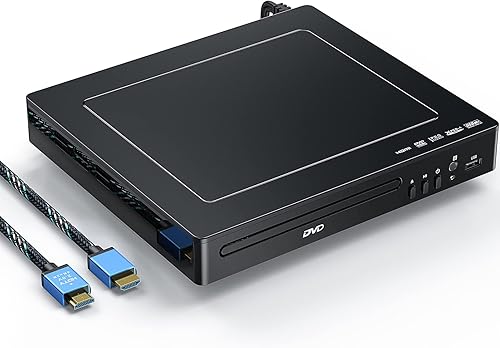Paquete de reproductores de DVD para TV con cable HDMI 4K UHD - 10 pies