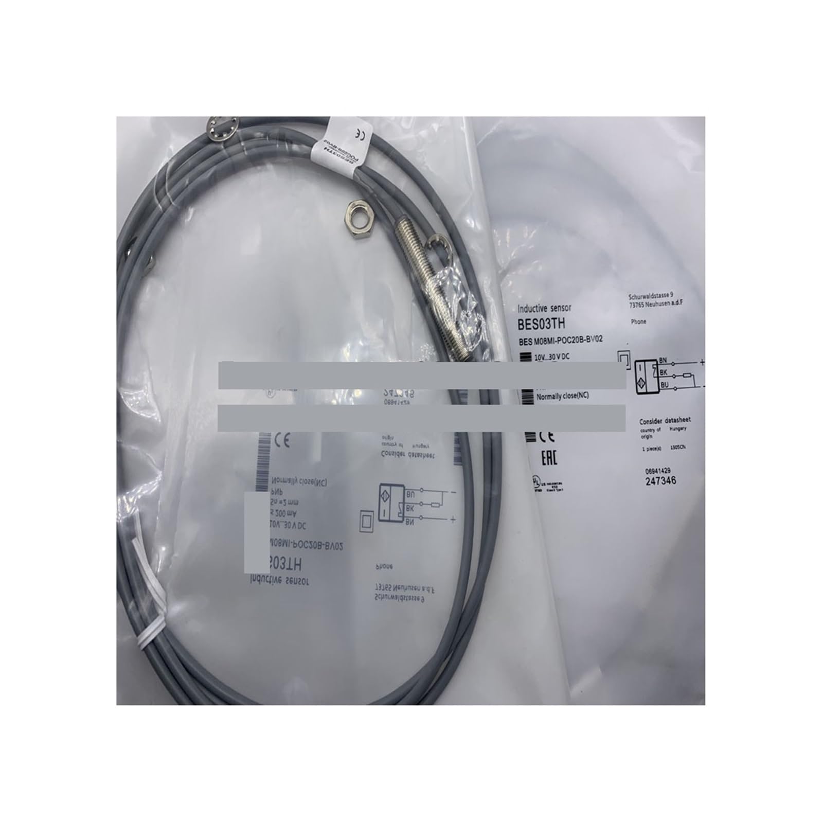 Capteur de proximité M08MI-POC15B-BV03 pour détection industrielle précise