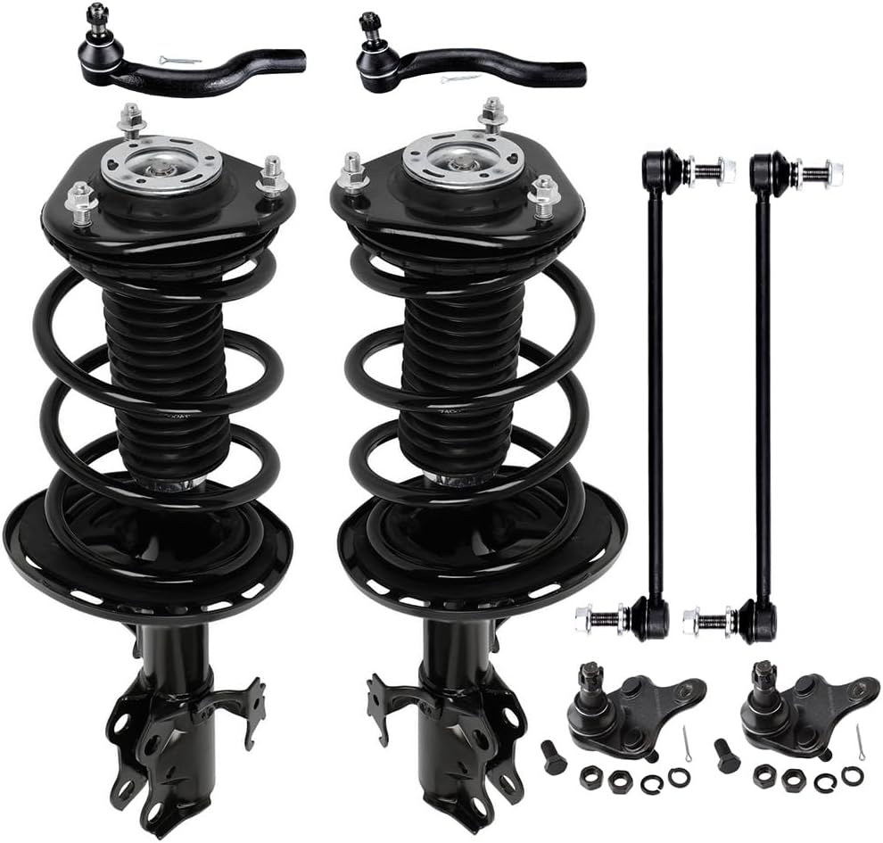 Abrillvt- 7pc Struts Shocks Kit 2011-2016 For Scion tC Complete Strut Assembly Replacement Suspension Kit