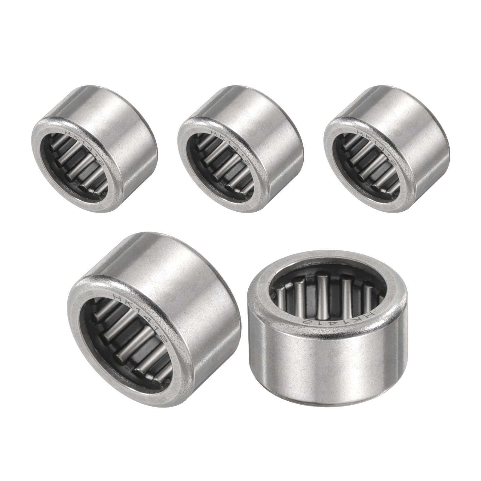 QUARKZMAN 5 Pcs Roulements à Aiguilles HK1412 Sens Unique 14x20x12mm - Acier Résistant Température
