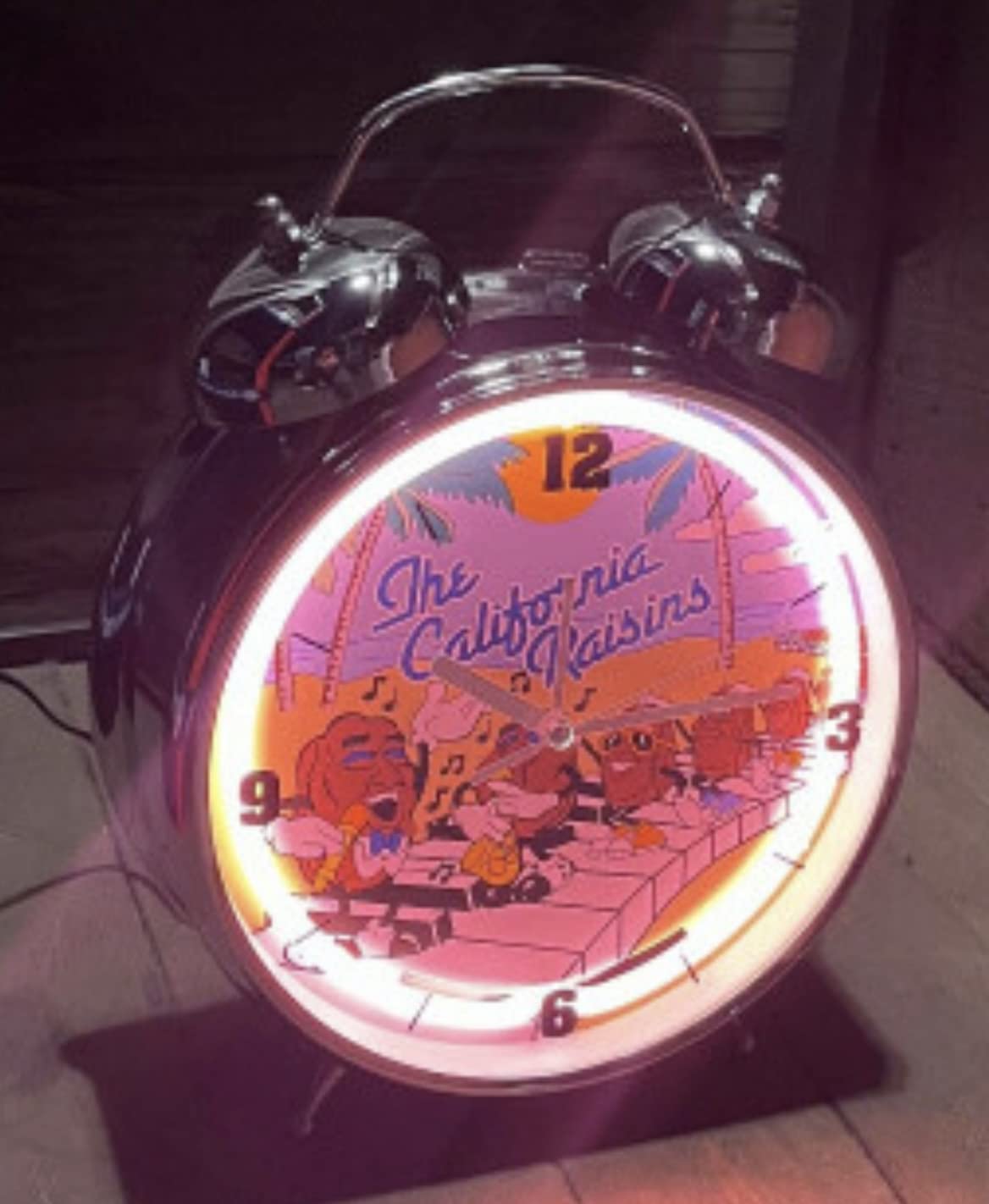 Amazon.co.jp: アメリカン ネオン ビッグ アラーム クロック (30cm