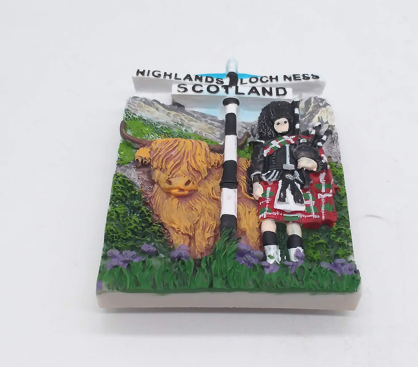 Aimant De Réfrigérateur 3D Isle Of Skye Écosse Souvenir En Verre De